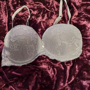 SO Lace Underwire Bra - Light Gray